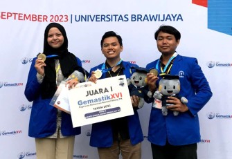 Tim UPER (Tim RoadSense) meraih gelar juara pertama dalam ajang Gemastik 2023