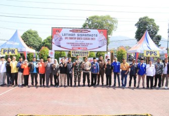 Apel Gelar Pasukan Operasi Mantap Brata Semeru di Kabupaten Trenggalek 