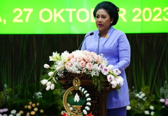 Ketum Dharma Pertiwi Ny. Vero Yudo Margono