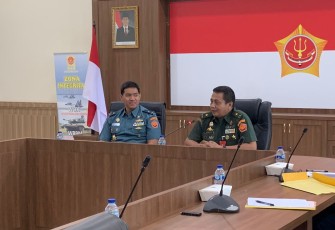Waasrenum Panglima TNI Brigjen TNI Berlin Germany, S.Sos., M.M., C.Fr.A., saat kunjungan kerja ke Tanjungpinang, Kepulauan Riau, Senin (30/10/2023). 