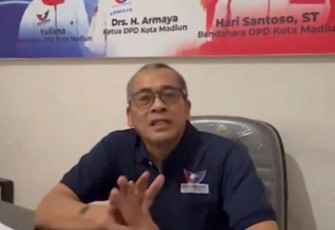 Ketua DPD Perindo Madiun Kota H Armaya