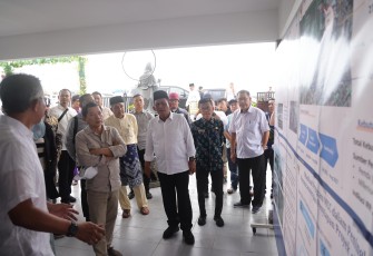 Tinjau Pembangunan Pelabuhan Kuala Riau, Suharso Pesan Gunakan Konsep Smart City