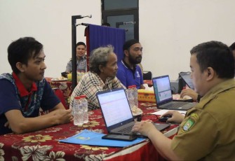 Layanan E-KTP Warga binaan Lapas Kelas I Tangerang, Sabtu (2/12)
