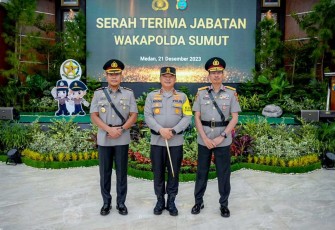 Sertijab Wakapolda Sumut, Medan, Kamis (21/12)
