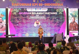 Gubernur Ansar saat Buka Rakornas KPI se-Indonesia
