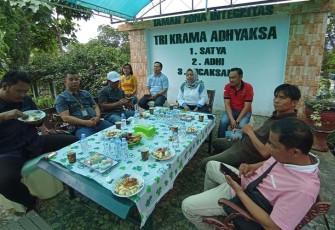 Kejari Kepahiang saat Coffe Morning dengan Wartawan