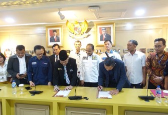 PPWI dan LSP Pers Indonesia saat Teken MoU di Kantor DPD RI