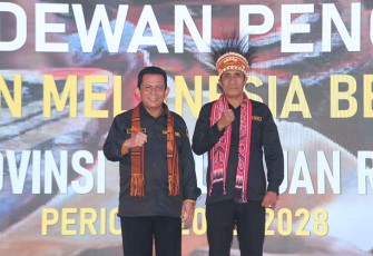 Gubernur Ansar saat Hadiri Pelantikan Rumpun Melanesia Bersatu Kepri
