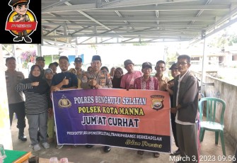 Jumat Curhat Polsek Kota Manna, Jaring Aspirasi dan Keluhan Warga