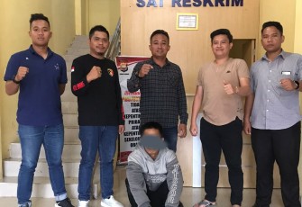 Terduga pelaku Ra diamankan petugas
