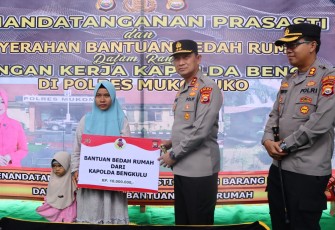 Kunjungan Kerja Kapolda Bengkulu Ke Wilkum Polres Mukomuko 