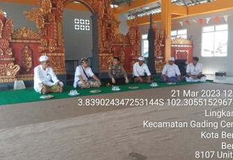 Kunjungan Kapolresta Bengkulu ke Pura Banjar Shanti Muara Dipa