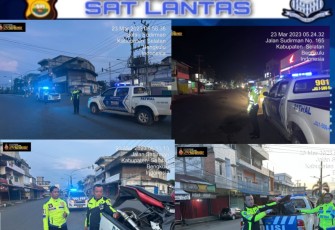  Personil Polres Bengkulu Selatan Laksanakan Patroli Cegah Balap Liar 