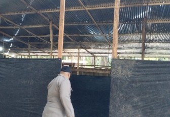 Kasat Intelkam dan Kapolsek Pino Raya cek lokasi 86 Jemaah Tarekat Naqsyabandiyah yang Akan melakukan Suluk 