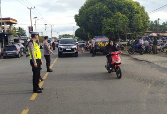  Polres Mukomuko dan Polsek Jajaran Patroli Rutin Jelang Sahur dan Buka Puasa