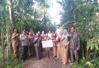 Titik Nol Pembangunan Rabat Beton Kadun l Desa Talang kering Kec. Air Napal 