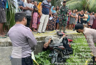 Warga Temukan Mayat Dipinggir Jalan Semidang Alas Maras
