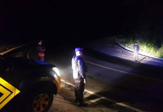 Sat Samapta Polres RL Patroli Rutin di Jalan Lintas Curup-Lubuklinggau