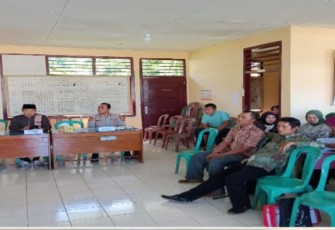 Polsek Manna Hadiri Rapat Pleno Terbuka Rekapitulasi DPHP Kecamatan Bunga Mas