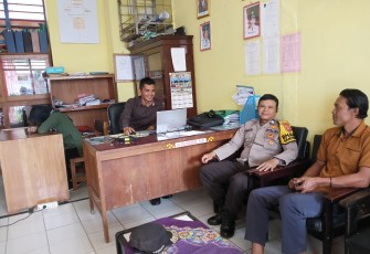 Bhabinkamtibmas Polres Bengkulu Utara Laksanakan Sambang dan Imbau Kamtibmas 
