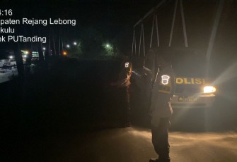 Berikan Pengamanan untuk Masyarakat, Polsek Padang Ulak Tanding Laksanakan Patroli 