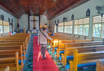 Polres Bengkulu Selatan dan Polsek Jajaran Lakukan Pengamanan Ketat Rangkaian Ibadah Perayaan Paskah di Gereja