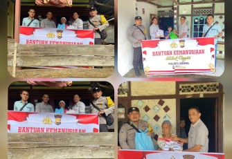  Polres Lebong Kembali Salurkan Bansos untuk Warga Kurang Mampu