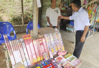 Tindak Lanjuti Curhatan Warga, Polsek Lais Laksanakan Razia Petasan