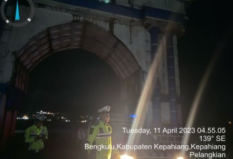 Cegah Balap Liar, Polres Kepahiang Tingkatkan Patroli Hingga Dini Hari