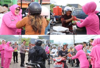 Semarak Ramadan, Polres Lebong Berbagi Takjil dan Bansos