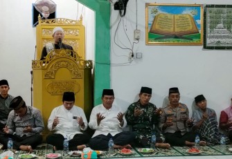 Kapolsek Lais Hadiri Safari Ramadan Pemda Bengkulu Utara