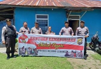 Polres Rejang Lebong Kembali Bagikan Bansos