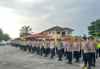 Polres Bengkulu Selatan  Gelar Apel Kesiapan Malam Takbiran dan Sholat Idul Fitri 1444 H 