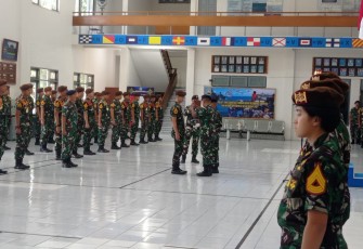 Penutupan Lattek Kesenjataan Tahun 2023 Taruna AAL Tingkat IV korps Pelaut 