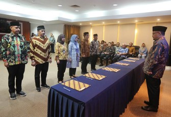BP Batam saat Gelar Pelantikan Pejabat Struktural Tingkat II, III dan IV