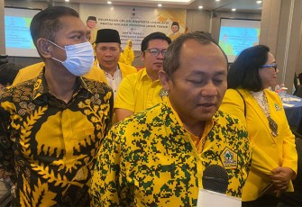 Sarmuji, Ketua DPD Partai Golkar dalam kegiatan yang digelar di Sidoarjo, Sabtu 5/8/2023. 