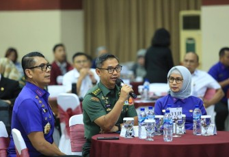 Kasum TNI Letjen TNI Bambang Ismawan, S.E., M.M., saat Hadiri Seminar Geopolitik dan Geostrategis Indonesia Ke-78