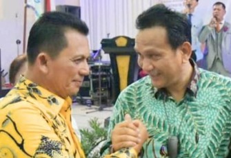 Gubernur Ansar saat Hadiri Pelantikan Pengurus Harian PGI-D Karimun Periode 2023-2027