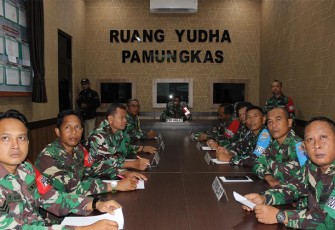Kodim Palangka Raya saat Gelar Latorsar 