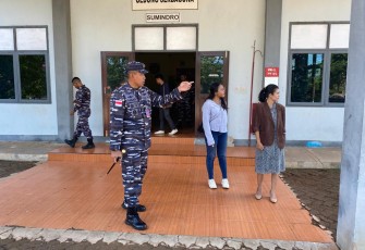 Danlanudal Kupang Terima Kunjungan Dosen dan Mahasiswa Unwira