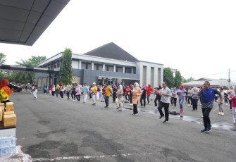  Pemprov Bengkulu Laksanakan Senam Bersama
