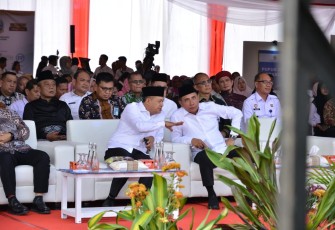 Bupati Batu Bara saat Hadiri Pembukaan PII Sumut