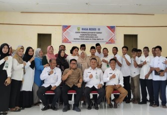 Masa reses lll tahun anggaran 2023 daerah pemilihan lll (Tiga) Dapil lll. Bertempat di Gedung Serbaguna Kecamatan Bunguran Barat Kabupaten Natuna. Kamis 9/11/2023.