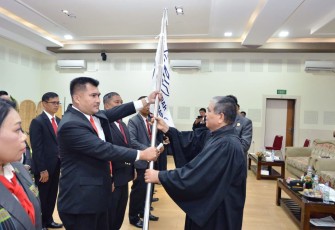 Bupati Batu Bara Ir. H. Zahir, M.AP., saat Lantik PGI-D