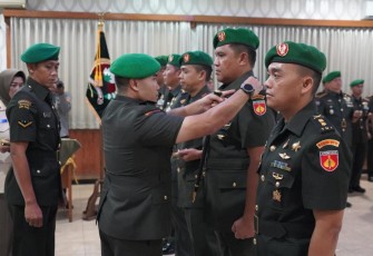 Danrem Wijayakusuma saat Pimpin Sertijab Tiga Jabatan Strategis