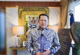 Ketua MPR RI sekaligus Wakil Ketua Umum Partai Golkar Bambang Soesatyo