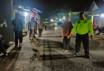 Satlantas Polres Serang saat Gelar Olah TKP