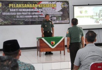 Wujudkan Kemandirian Masyarakat Melalui Program Bakti TNI di Trenggalek