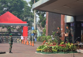 Dandim 0418/Palembang Pimpin Upacara Peringatan Hari Sumpah Pemuda ke-95
