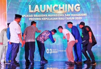 Gubernur Ansar saat Buka Kampus Expo 2023 